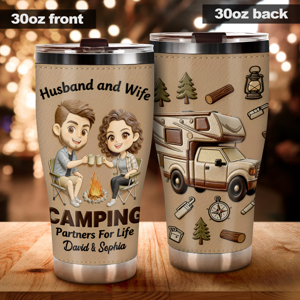 Camping Partners For Life - Personalized Camping Tumbler