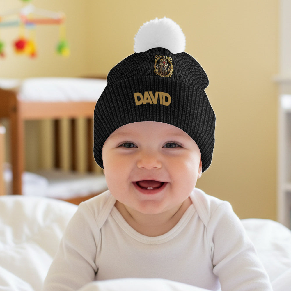 Knight Of God - Personalized Christian Beanie Hat
