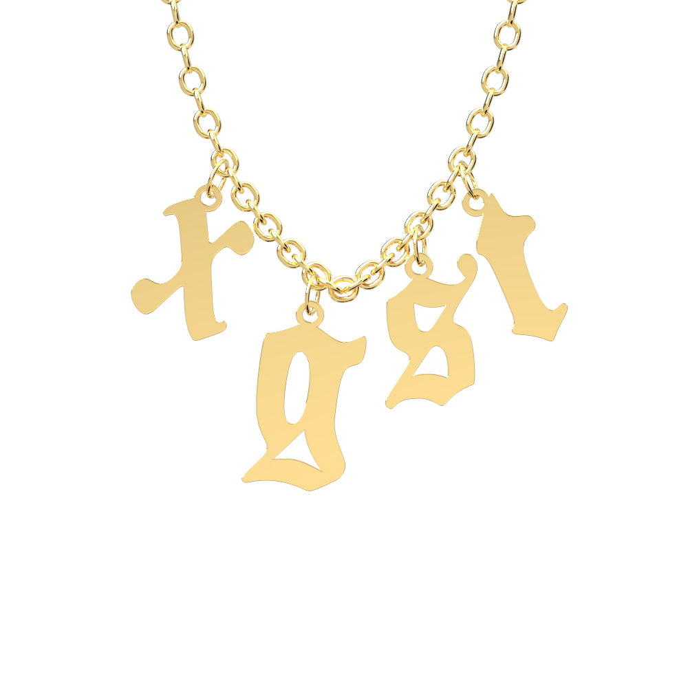 Any Letter - Personalized Initial Necklace