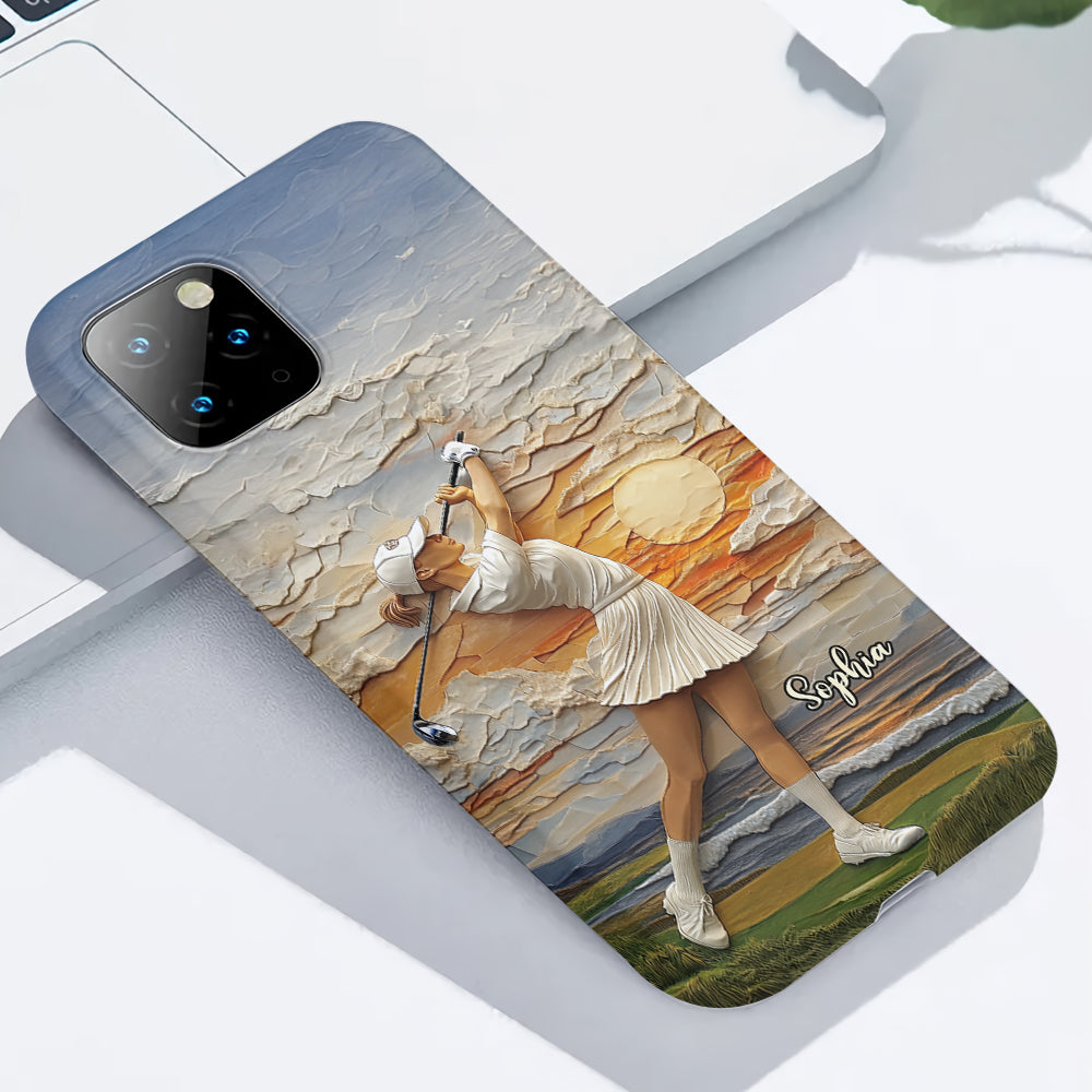 Golf Is My Life - Personalized Golf Full Print Phone Case