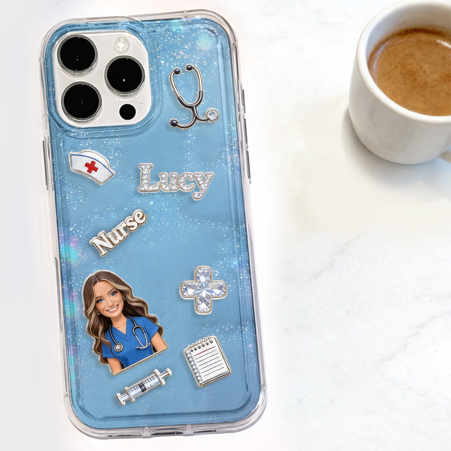 Best Nurse Ever - Personalized Nurse Shaker Phone Case