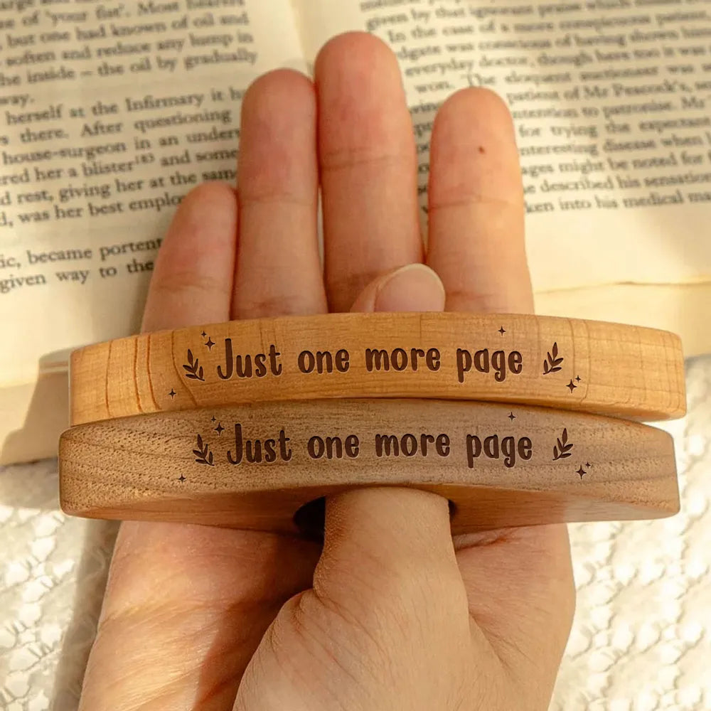 Custom Book Page Holder for Book Lovers - Cute Starry Book Design, Unique Gift for Her Reading Nights