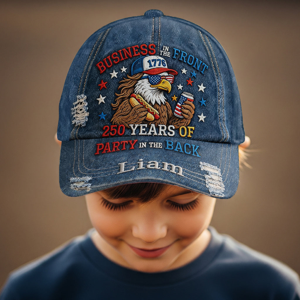 Business in the Front Party - Personalized Patriot Classic Cap