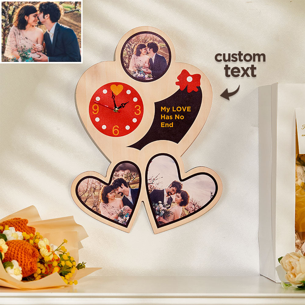 Any Photos - Personalized Couple Photo Clock
