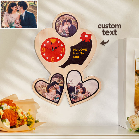 Any Photos - Personalized Couple Photo Clock