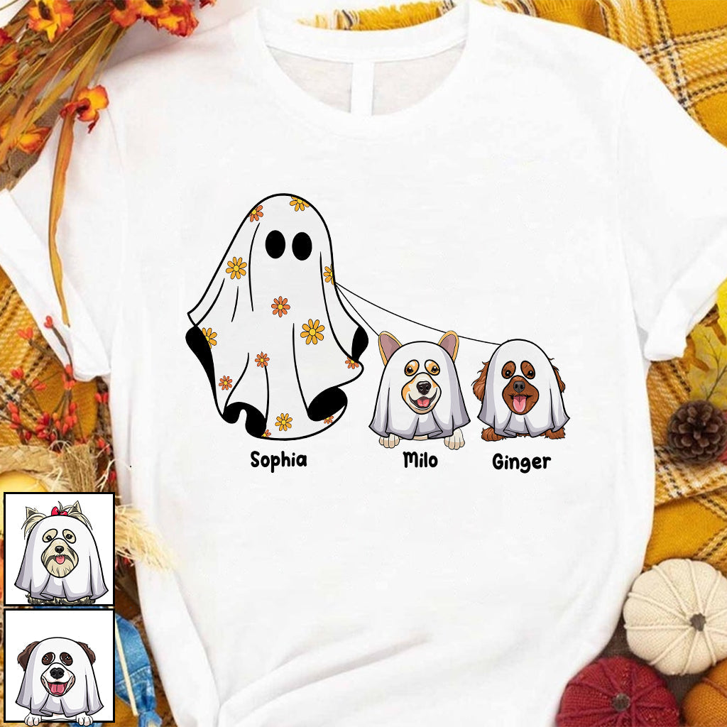 Cute Ghosts - Personalized Dog T-shirt And Hoodie