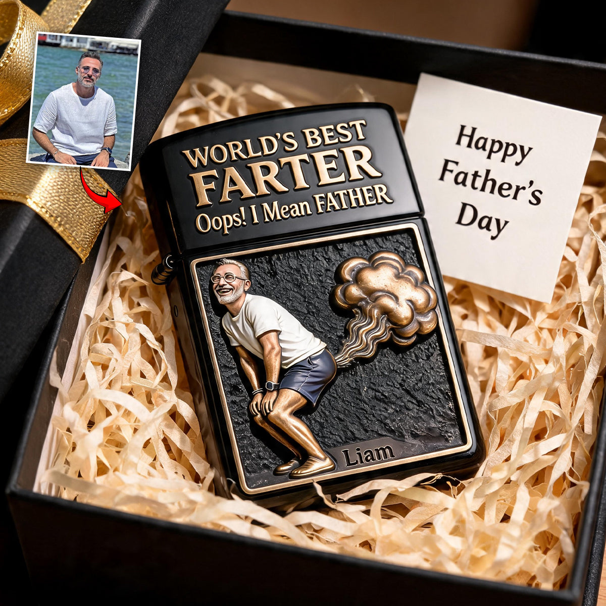 Best Farter Ever - Personalized Father Lighter