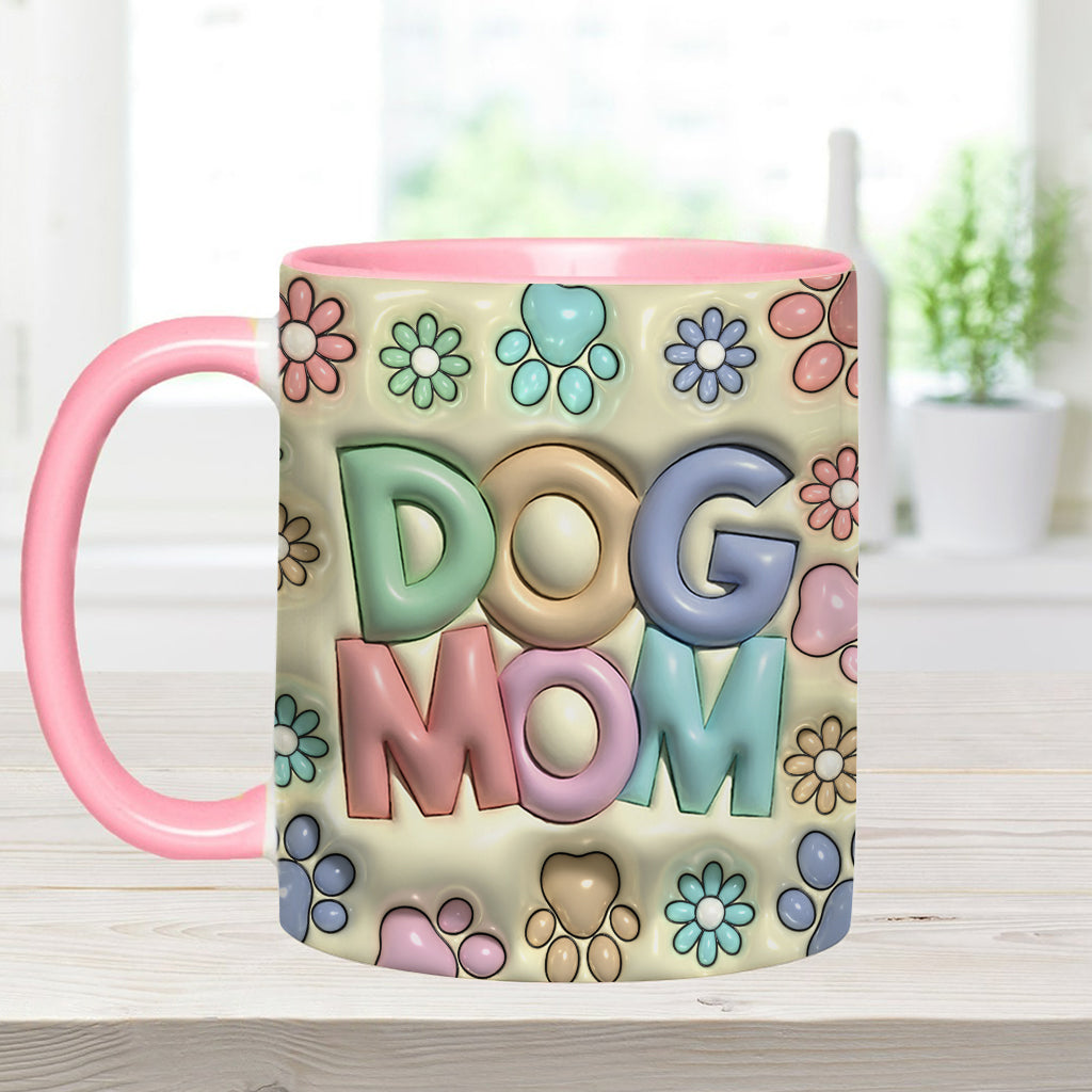 Dog Mom Dog Dad - Personalized Dog Accent Mug
