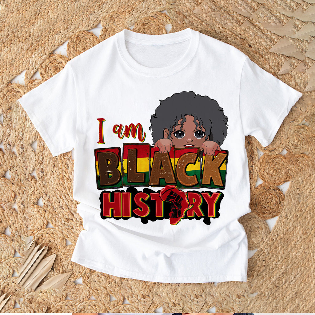 I Am Black History - Personalized African American T-shirt And Hoodie