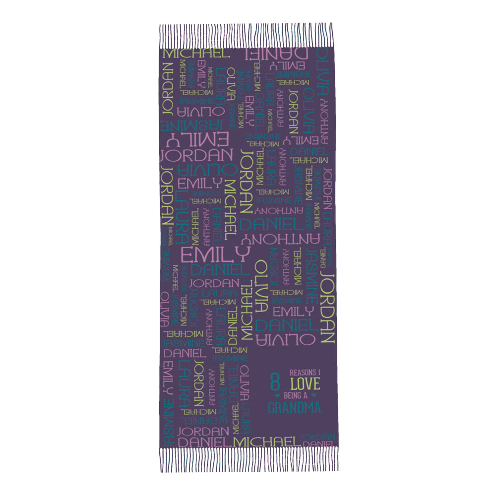 Custom Name Scarf