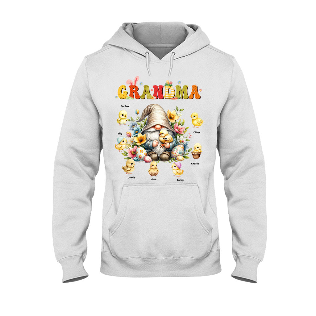 Gift For Grandma Easter Gnome - Personalized Grandma T-shirt And Hoodie