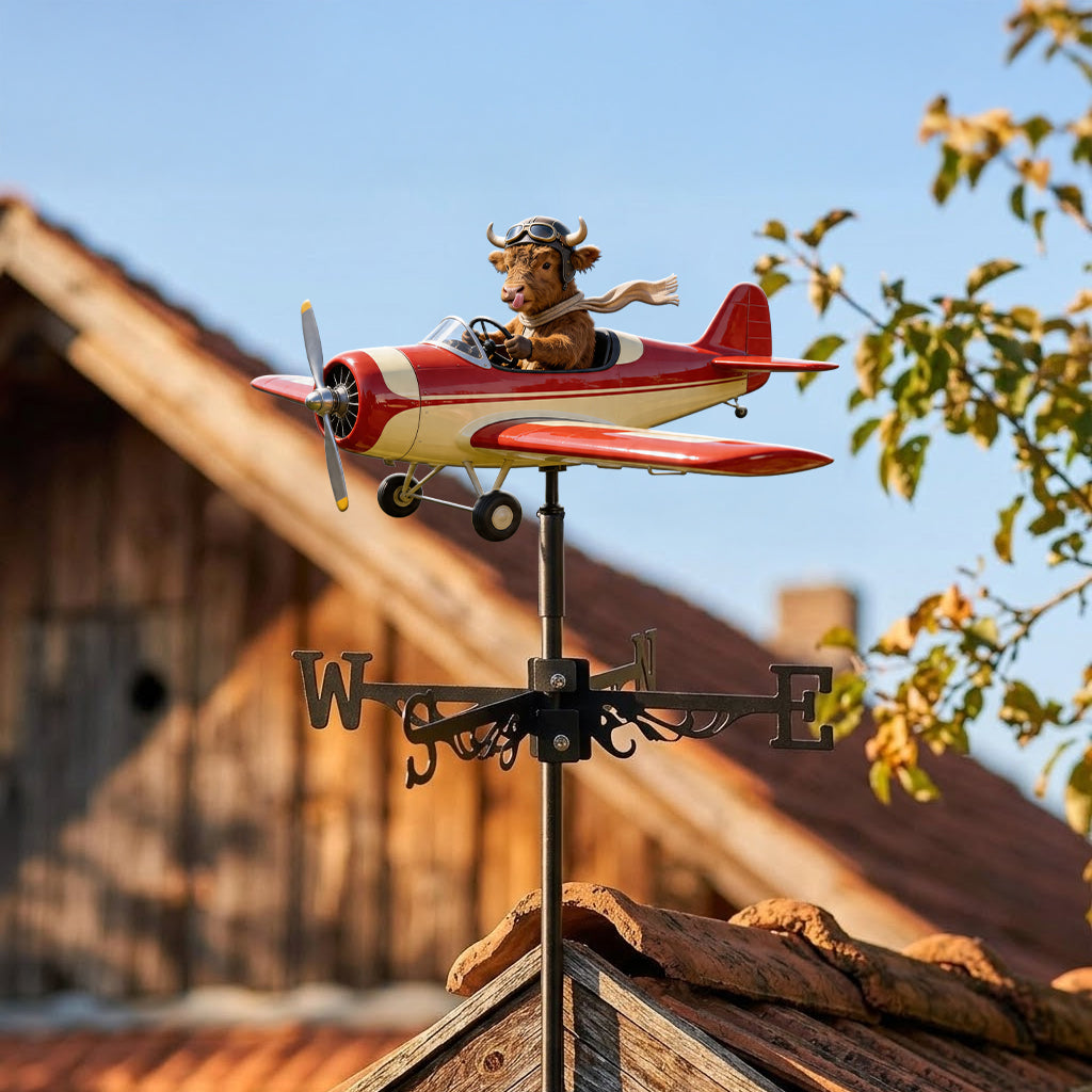 Farmer Must-have Item, Highland Cow, Chicken,... - Personalized Farmer Weather Vane
