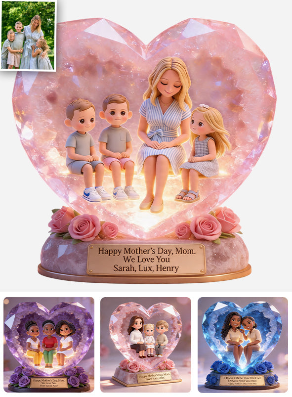 Best Mom Ever - Personalized Mother Custom Shaped Acrylic Plaque