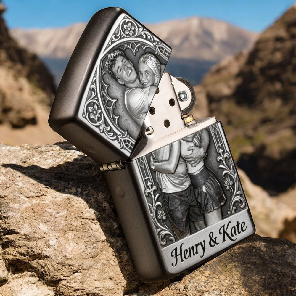 Custom Any Photo - Personalized Couple Lighter