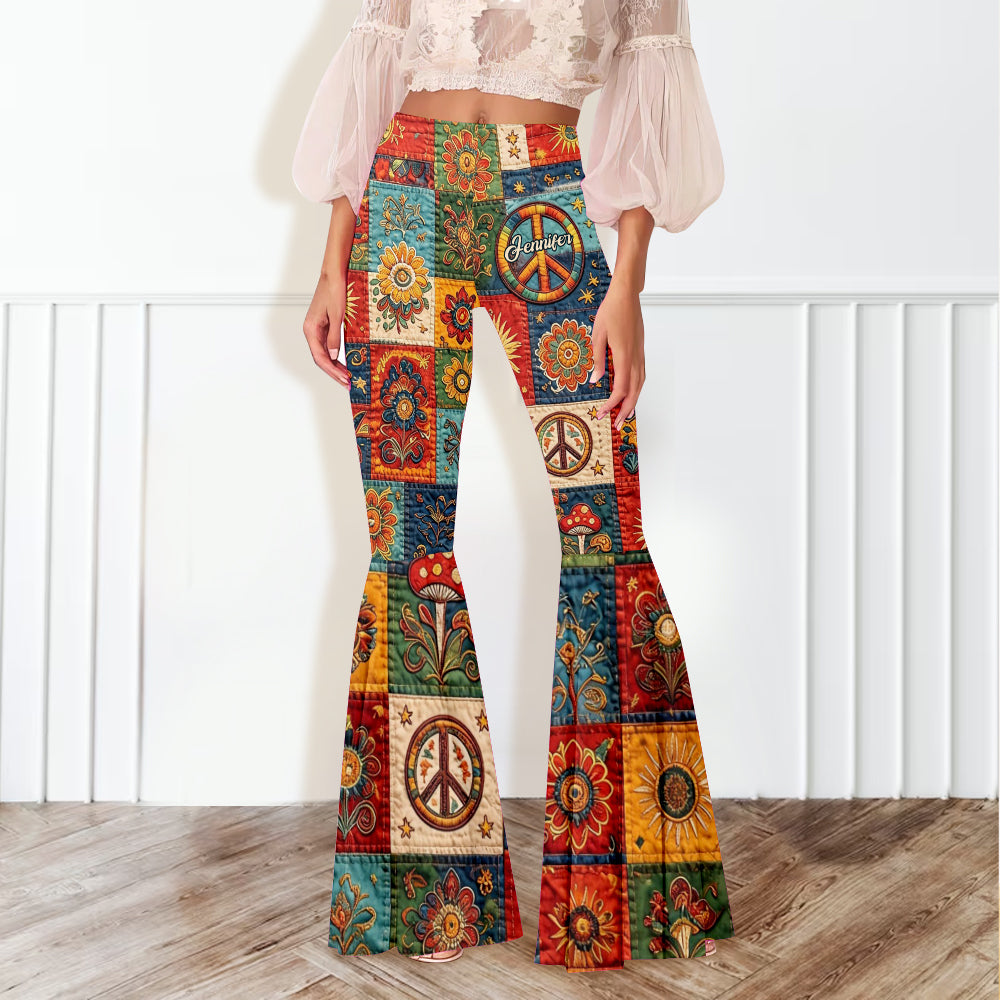 Hippie Soul - Personalized Hippie Flare Leggings