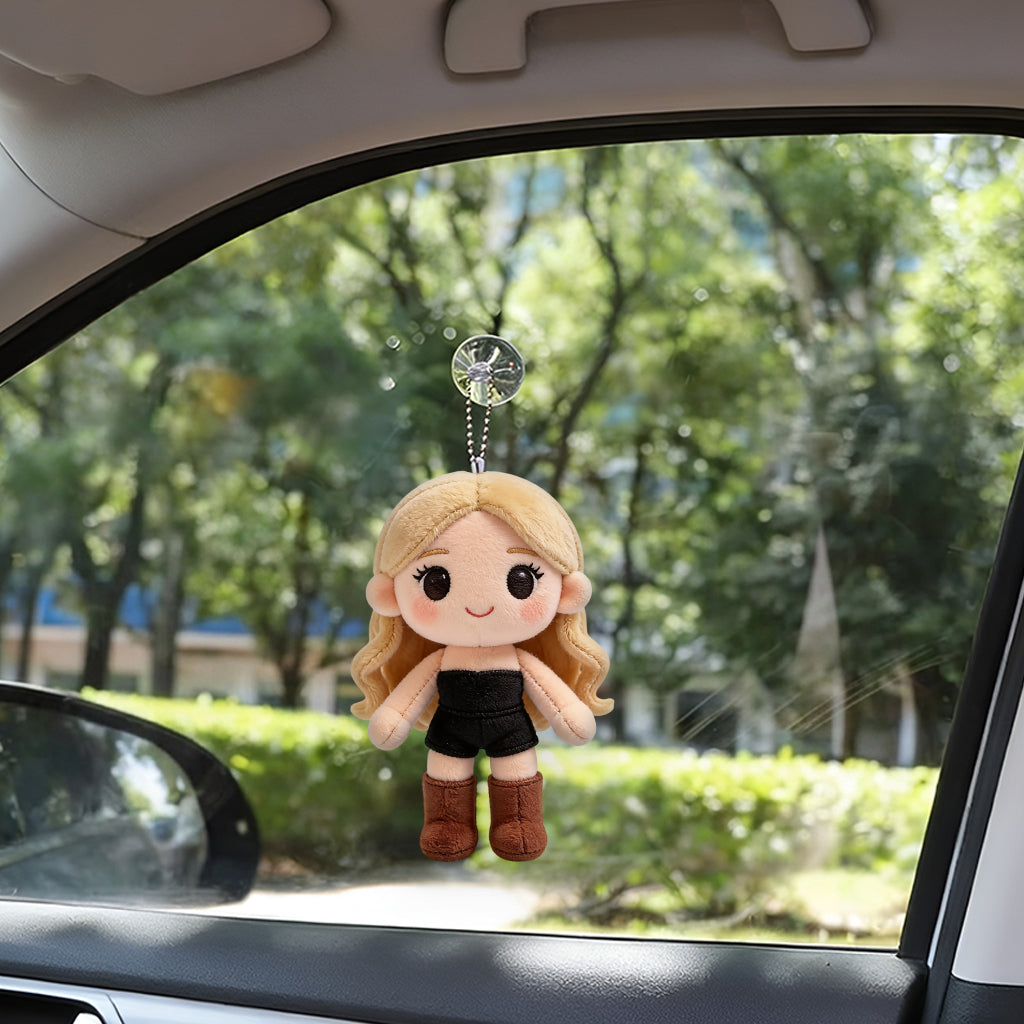 Just A Girl Who Loves Travelling - Personalized Travelling Plush Keychain
