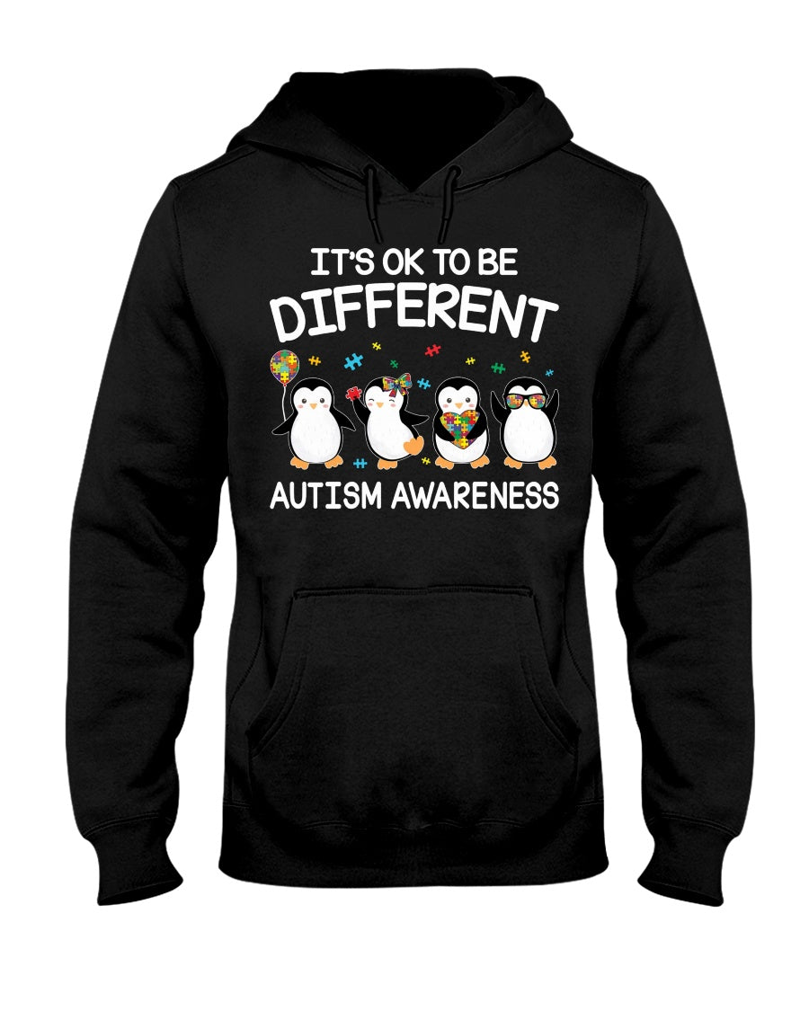 It's Ok To Be Different - Autism Awareness T-shirt and Hoodie 0921