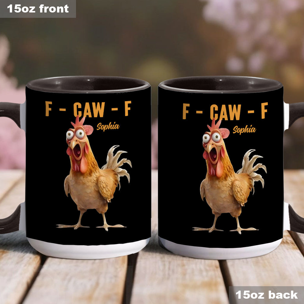 F-Claw - Personalized Chicken Accent Mug