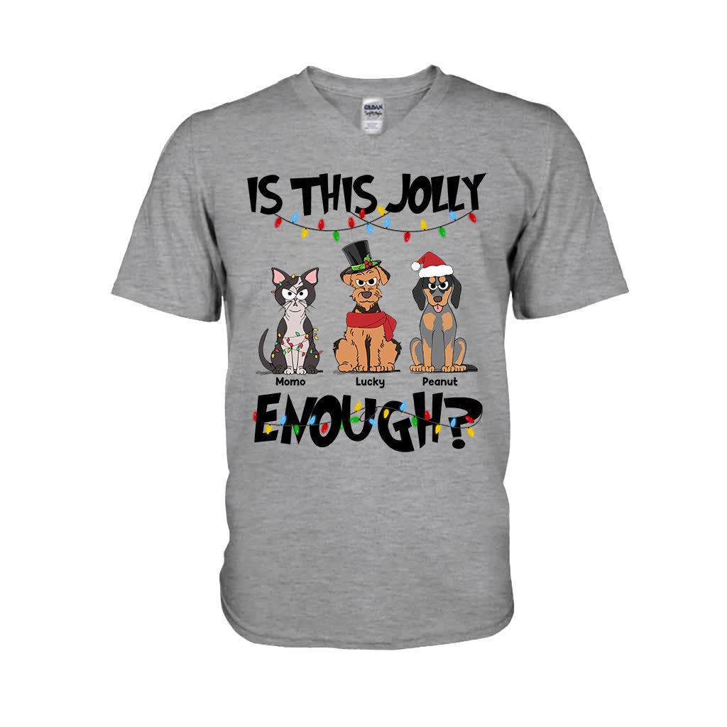 Is This Jolly Enough - Personalized Dog T-shirt And Hoodie
