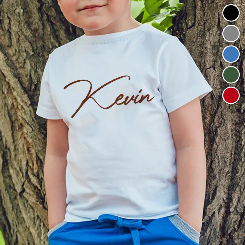 Custom Name - Personalized grandson Embroidered T-shirt