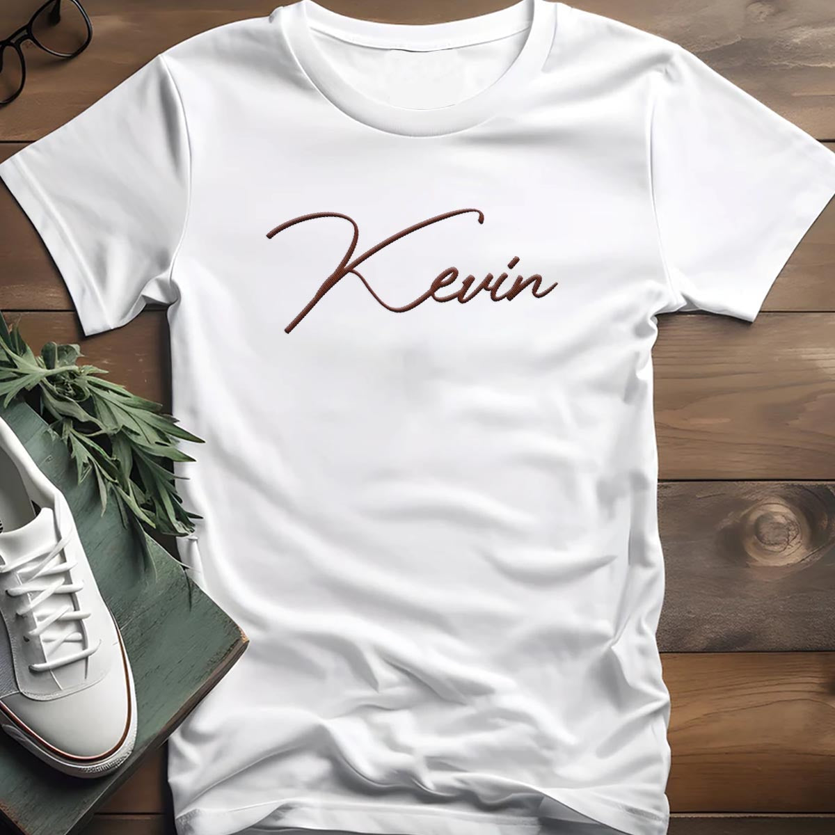 Custom Name - Personalized grandson Embroidered T-shirt