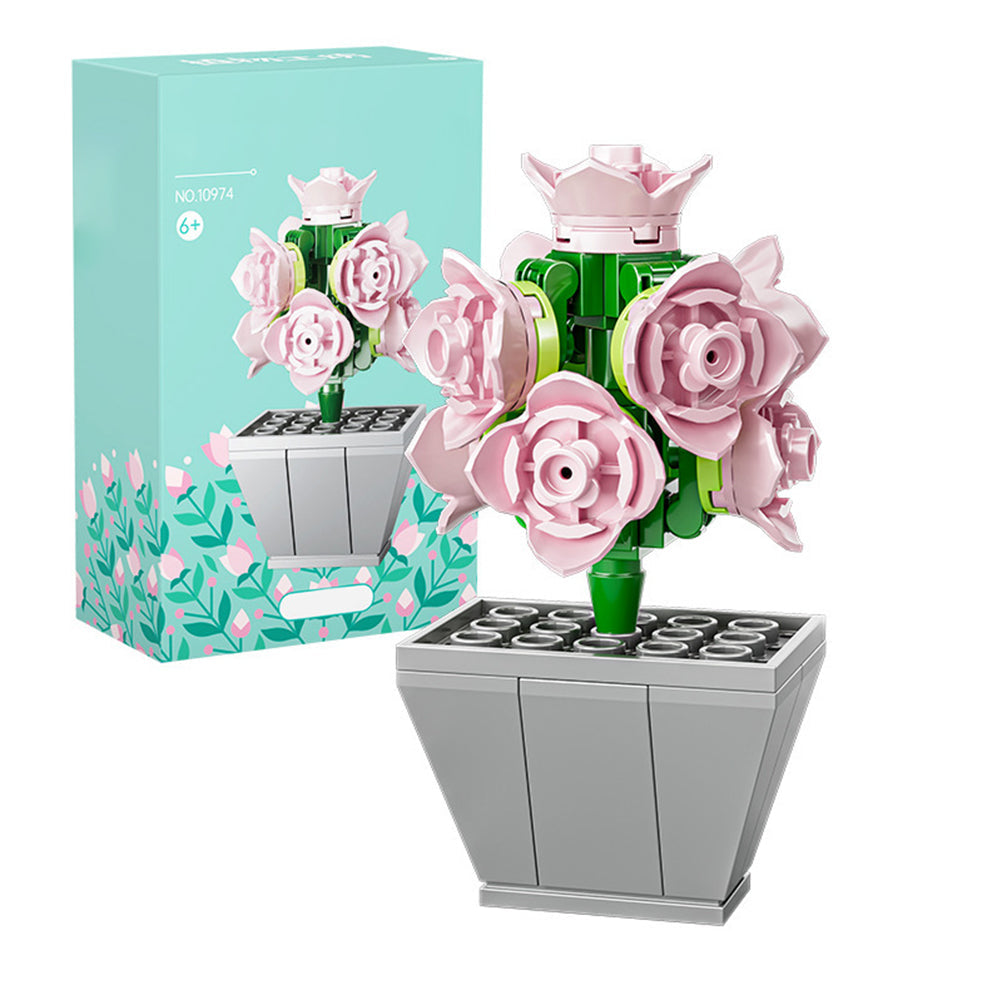Botanical Flower Building Bricks - Personalized Botanical Flower Building Bricks