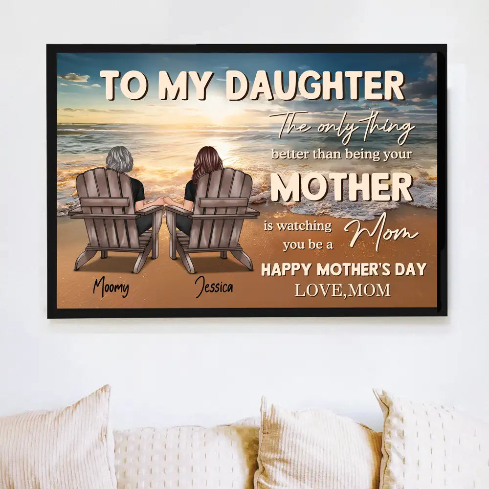 Custom Mother-Daughter Poster or Canvas Gift