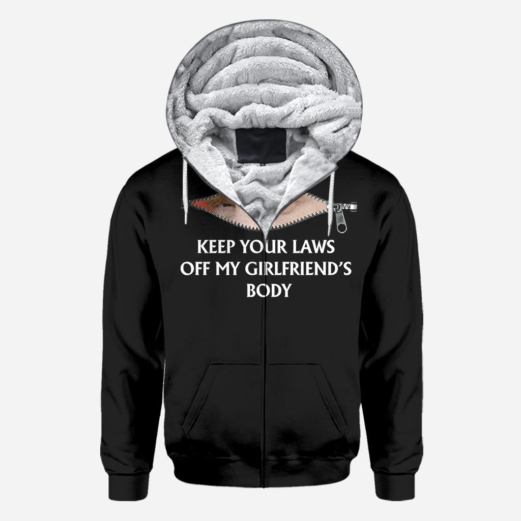 Keep Your Laws Off - Personalized Couple All Over Shirt