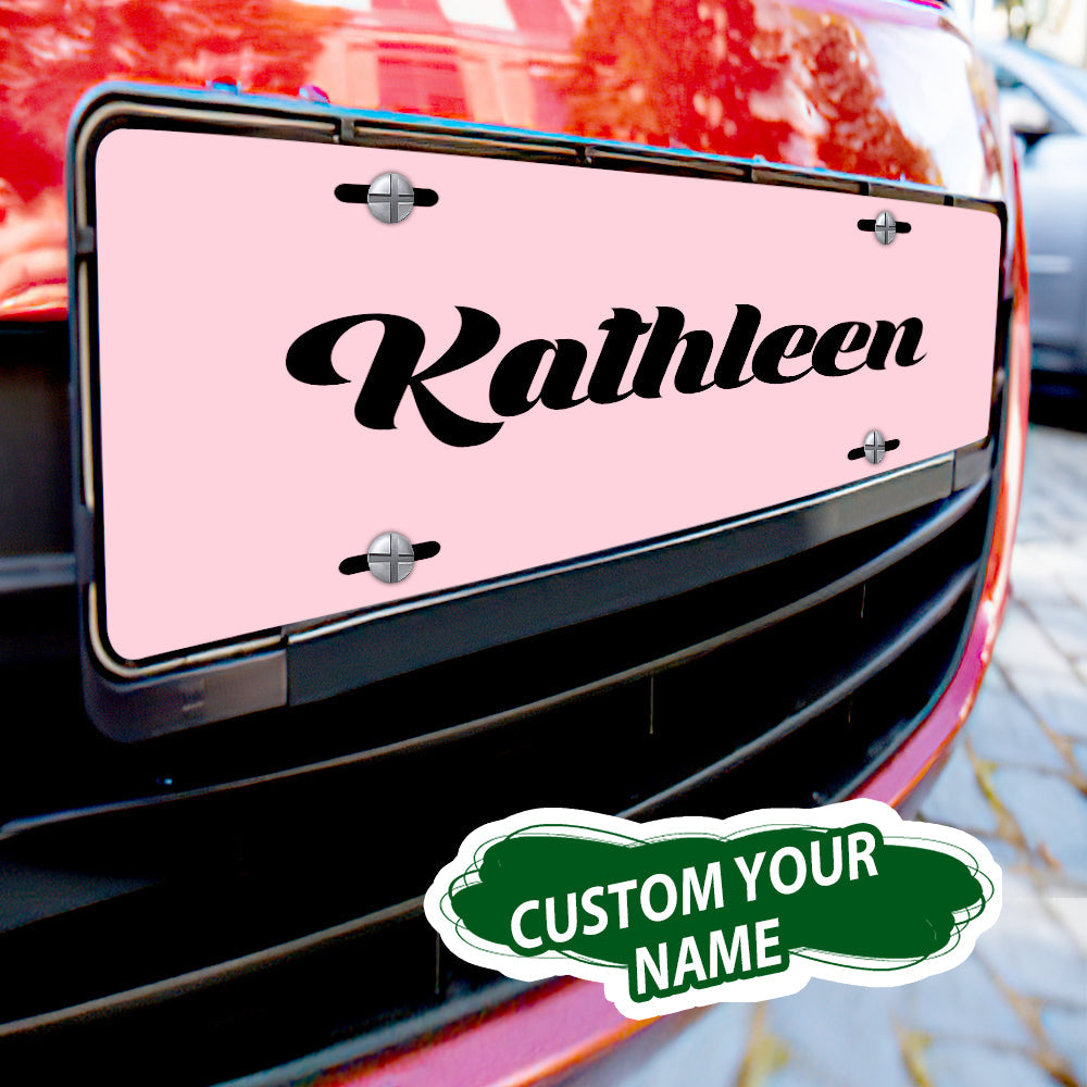 Funny Name - Personalized License Plate