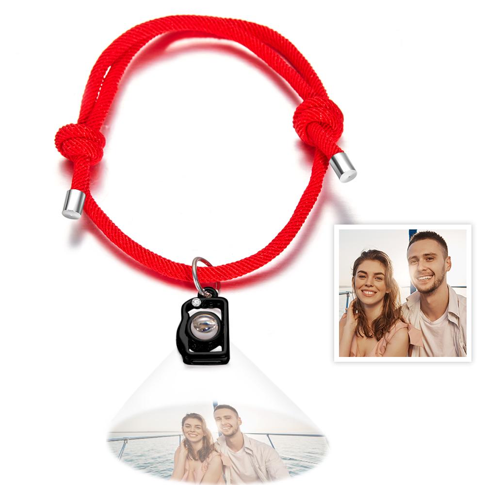 Camera Custom Projection Photo Charm - Personalized Projection Photo Bracelet