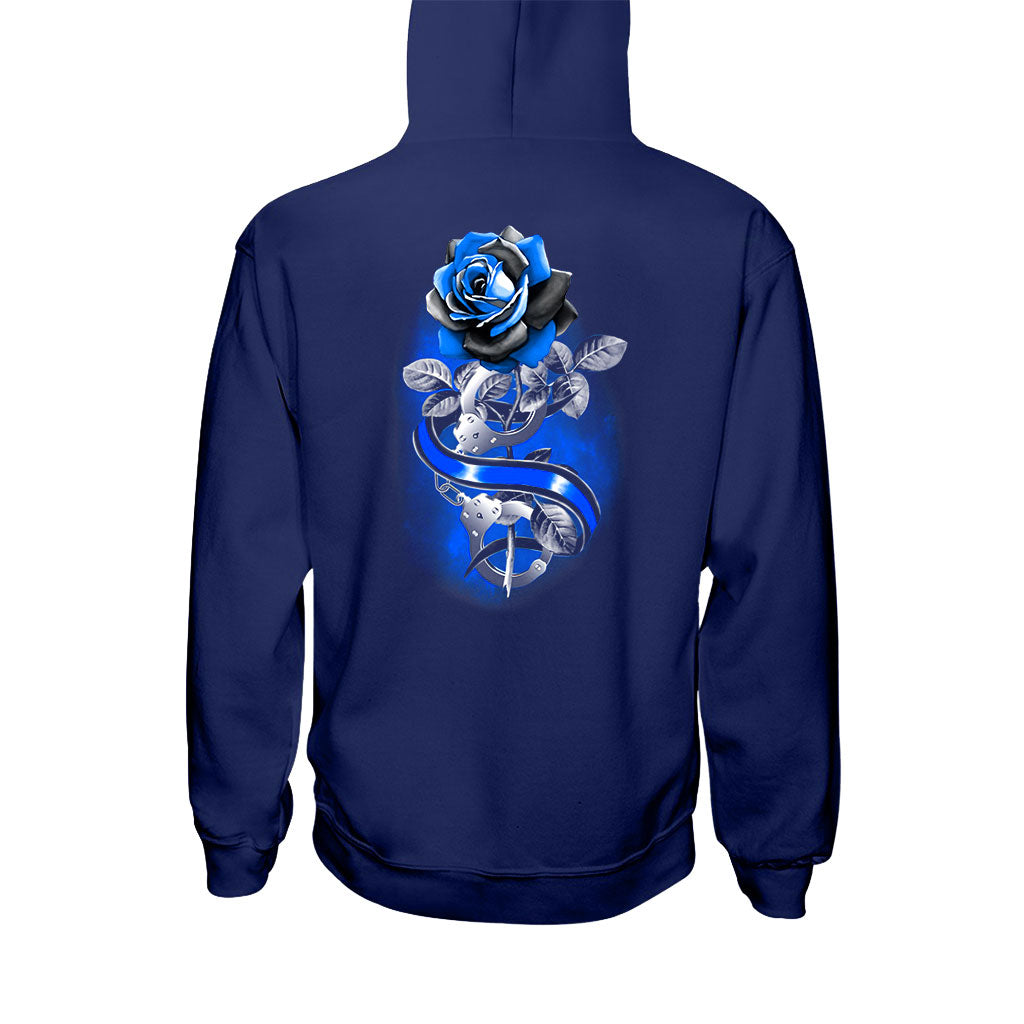 Blue Rose - Police Officer T-shirt And Hoodie 062021