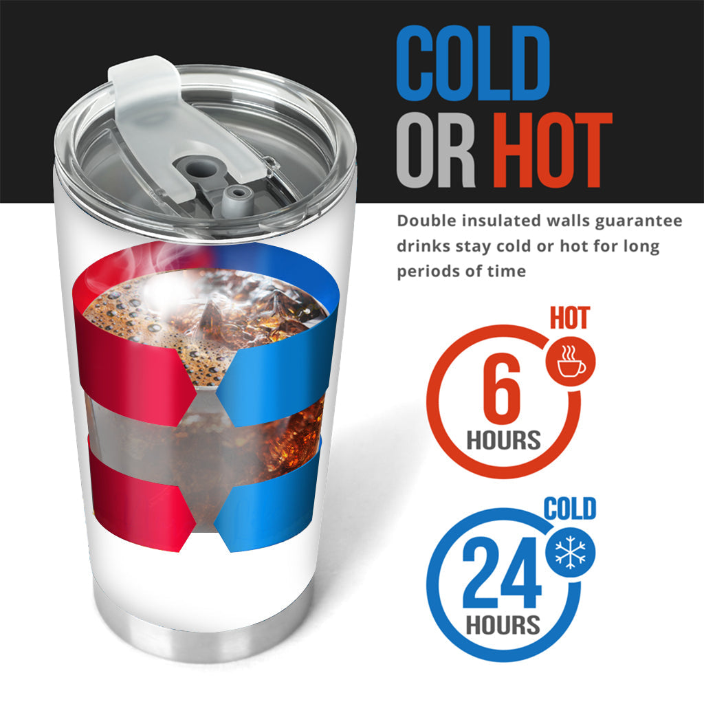 Custom Any Photo - Personalized Skull Tumbler