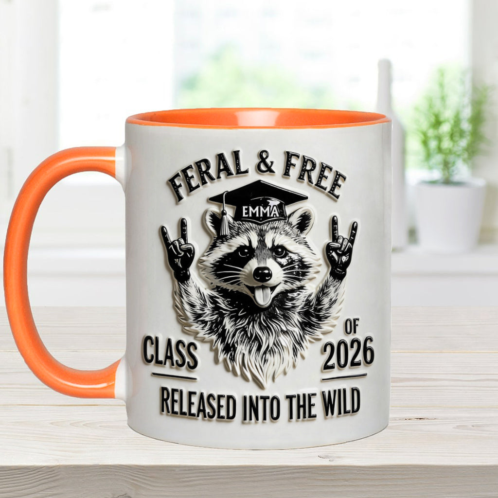 Funny Graduation Gifts - Personalized Graduation Accent Mug