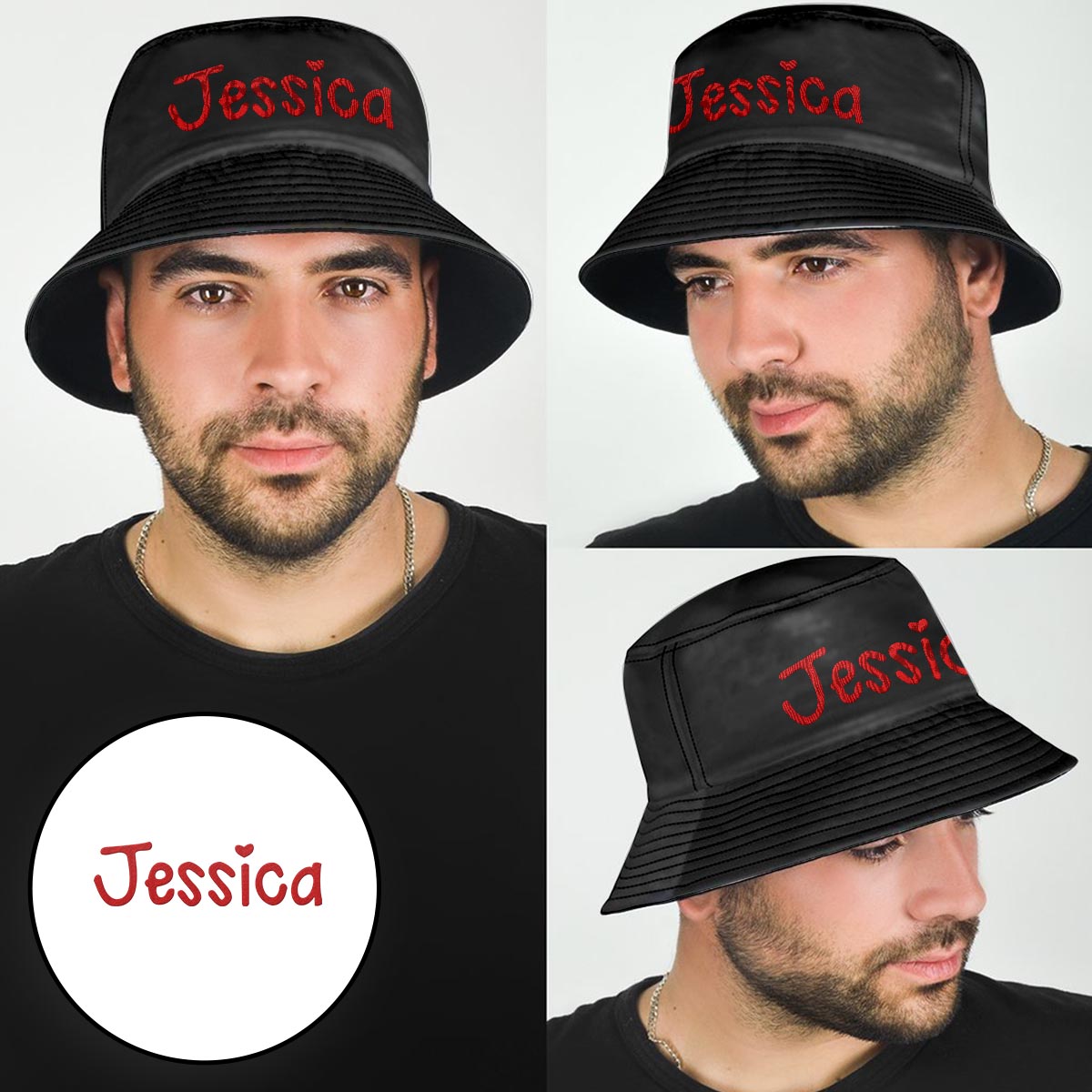 Custom Name - Personalized Step Mom Embroidered Bucket Hat