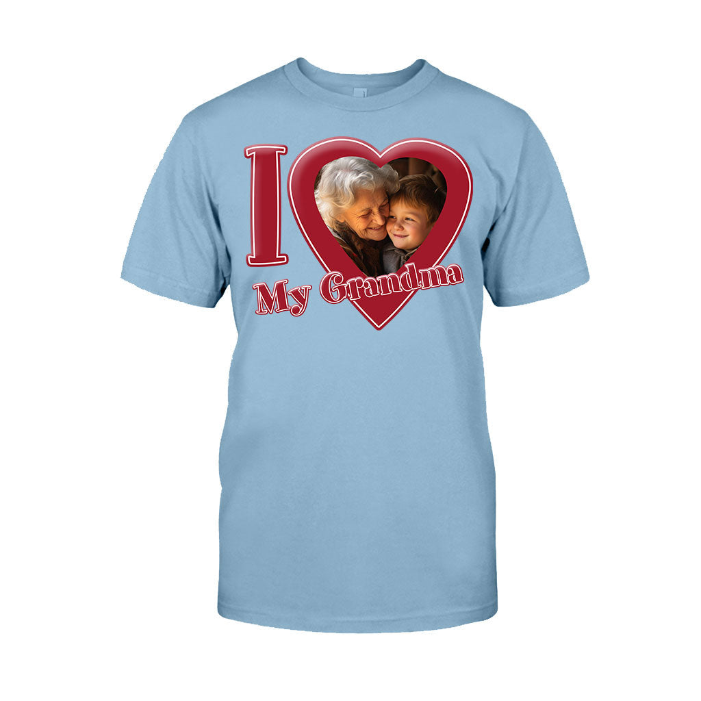 I Love My Grandma/ Nana/ Mommy.... - Personalized Grandma T-shirt And Hoodie