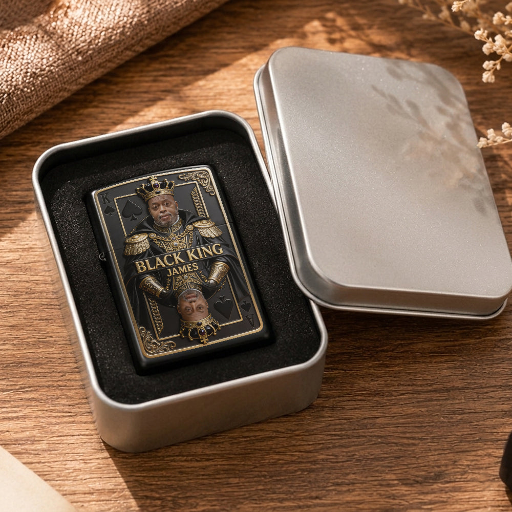 Black King - Personalized African American Lighter