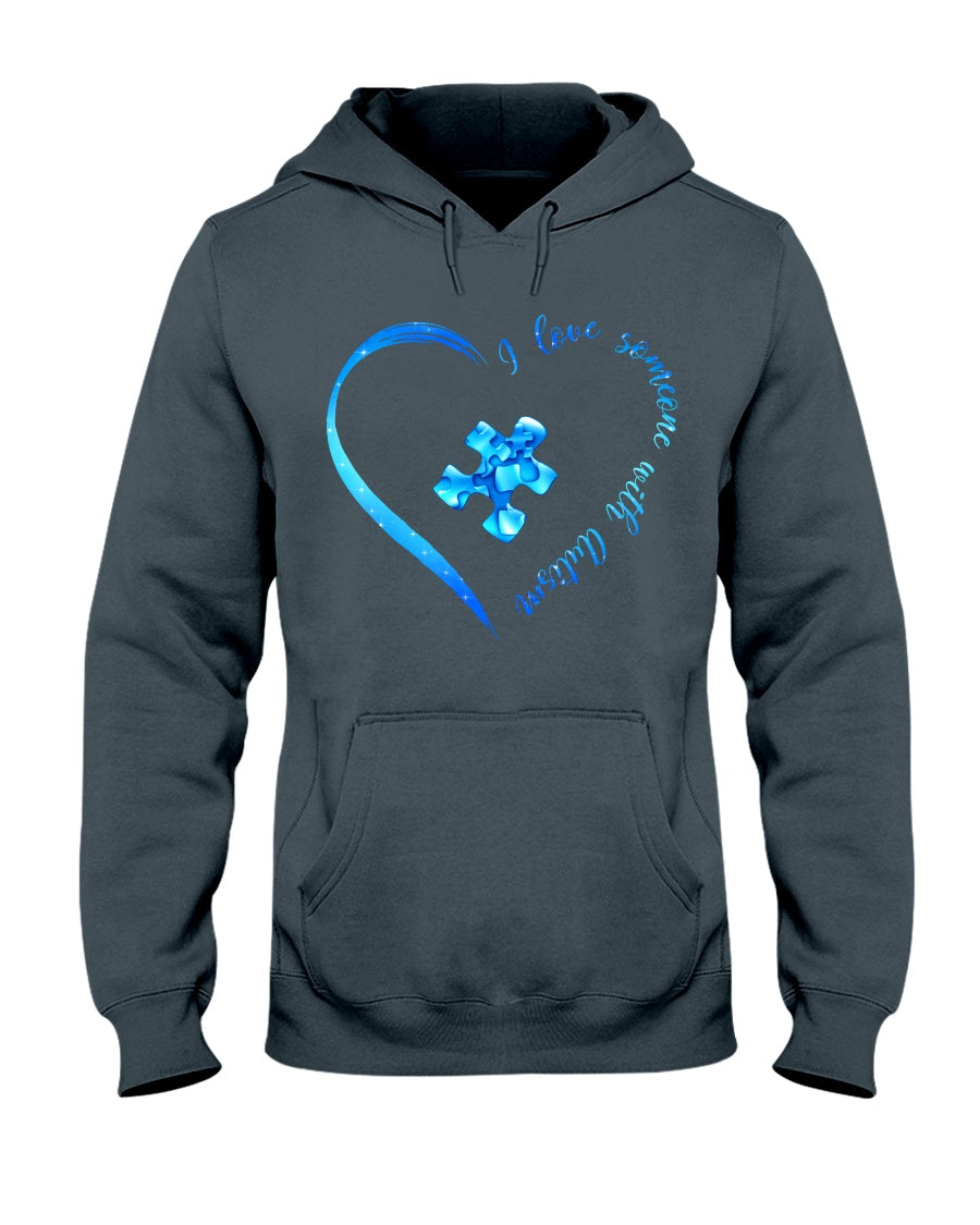 I Love Someone With Autism - Autism Awareness T-shirt and Hoodie 0520