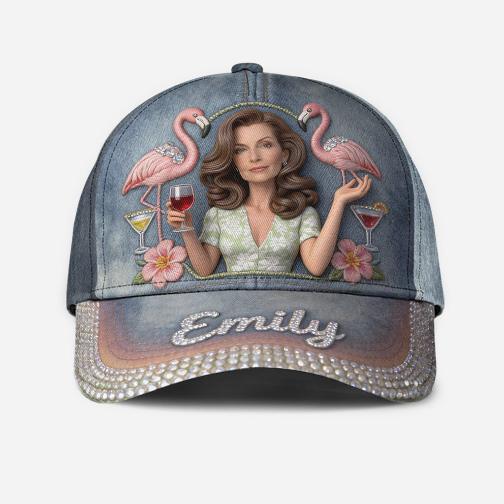 Custom Any Photo - Personalized Flamingo Classic Cap