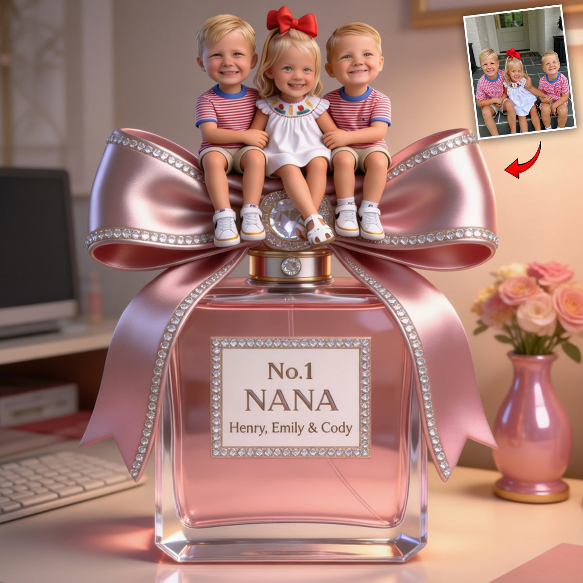 Custom Any Photo - Personalized Grandma Custom Shaped Acrylic Plaque