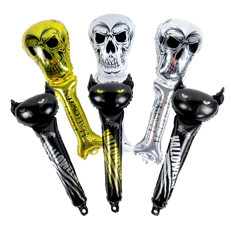 Happy Halloween - 6pcs Halloween Hand Balloons Set