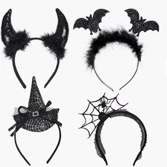 Happy Halloween - Devil Bat Halloween Party Headband