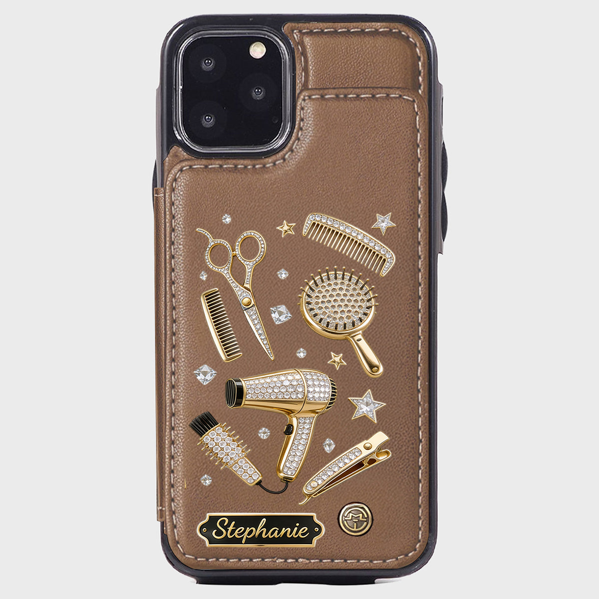 Hairdresser Scissors Salon Decor - Personalized Hairdresser Wallet Phone Case