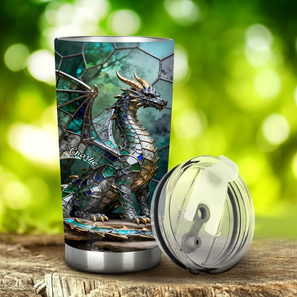Lord Of The Skies - Personalized Dragon Tumbler