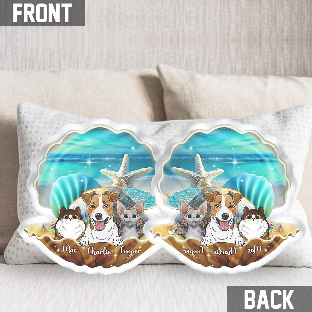 Little Cuties - Personalized Dog Shaped Pillow
