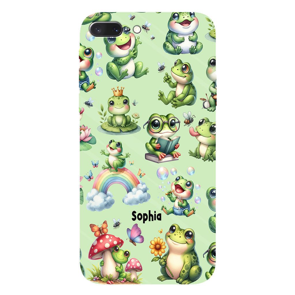 Just A Girl Who Loves Frogs - Personalized Frog Full Print Phone Case