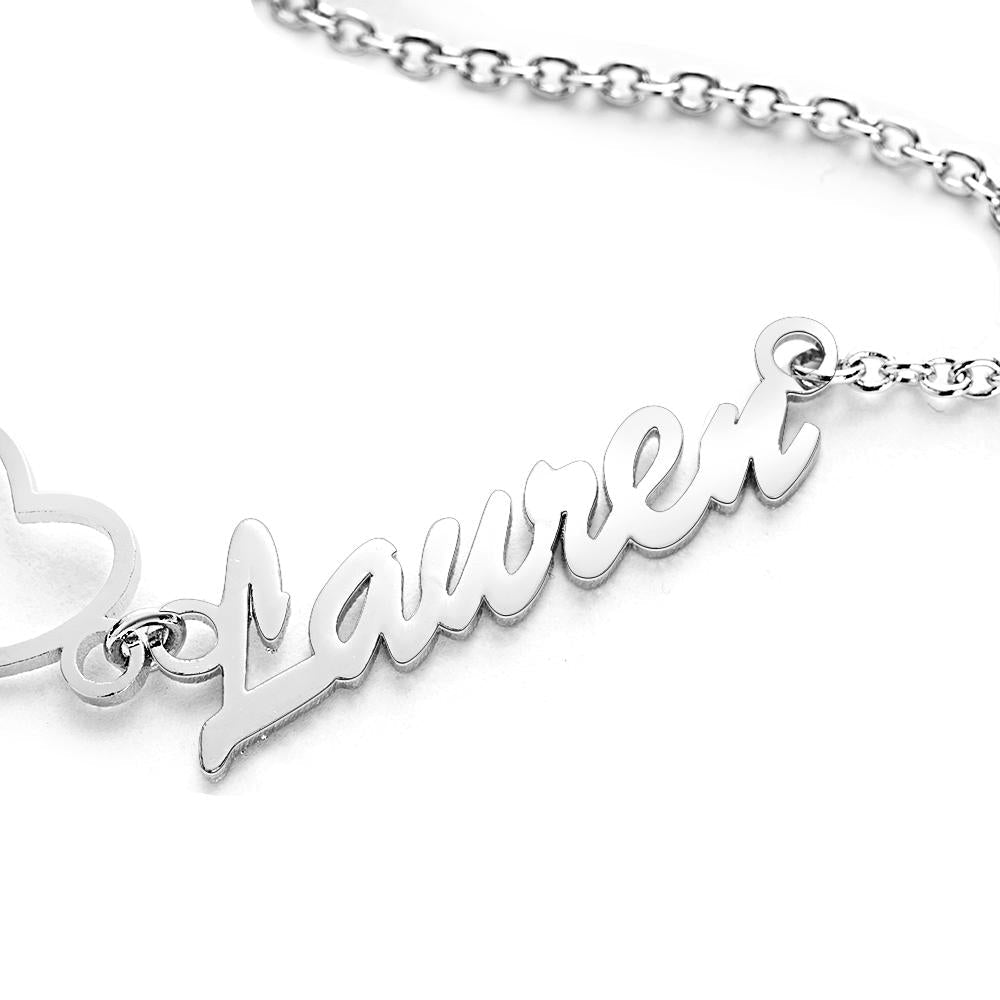 I Love You - Personalized Couple Bracelet with Desired Name