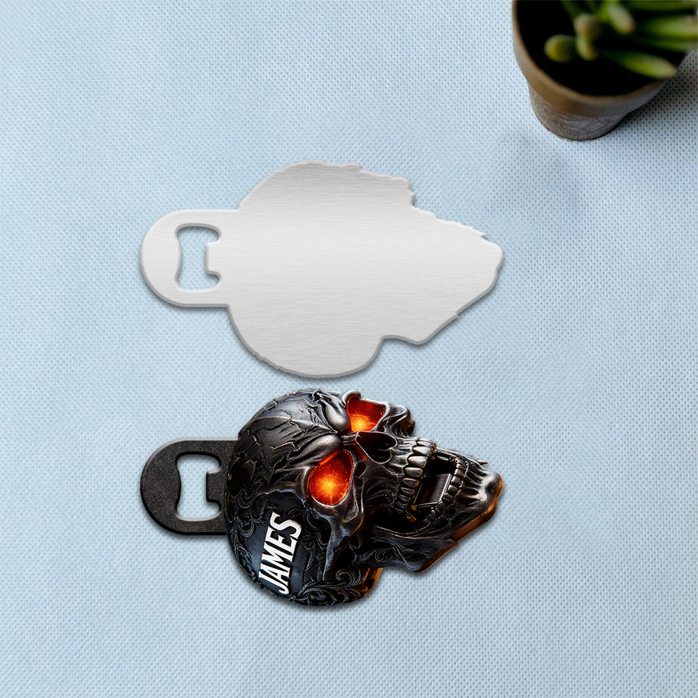 Cool Skull - Personalized Skull Bottle Opener