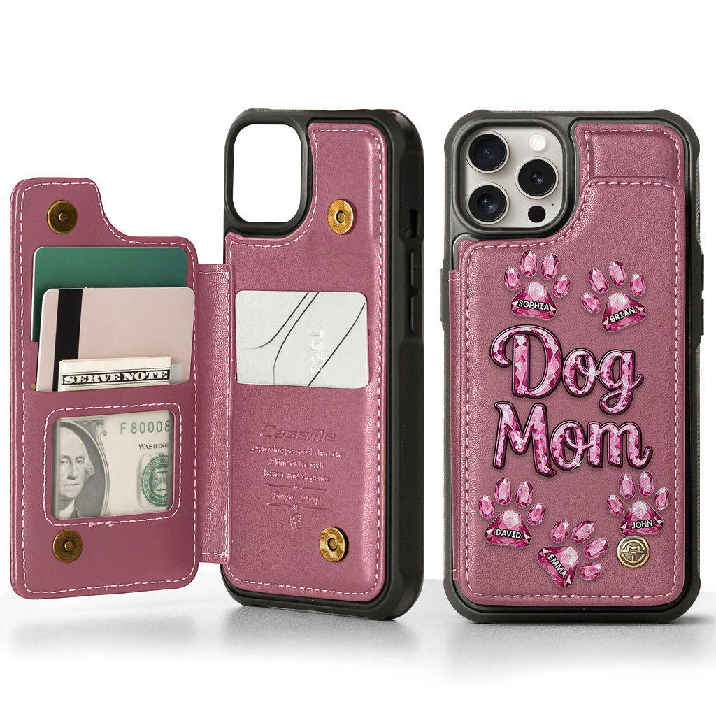 Dog Mom - Personalized Dog Wallet Phone Case