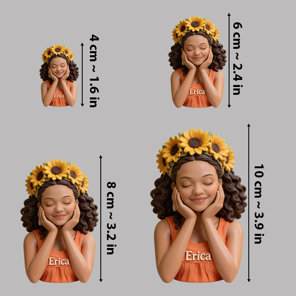 Any Flower Unique Gift - Personalized Self Love Premium 3D Figurine
