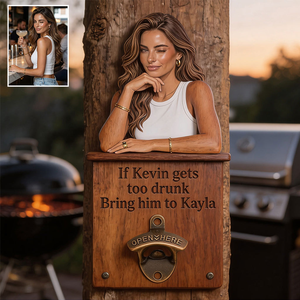 Last Call Landing - Personalized Couple Wall Bottle Opener